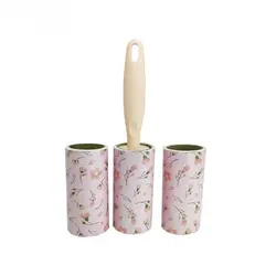رول پرزگیر موی حیوانات خانگی 60 برگی (Animal Hair Lint Roller) به همراه یدک 2 عددی
