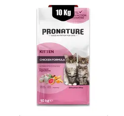 غذای خشک بچه گربه طعم مرغ و برنج پرونیچر (Pronature Daily Growth Kitten) وزن 10 کیلوگرم
