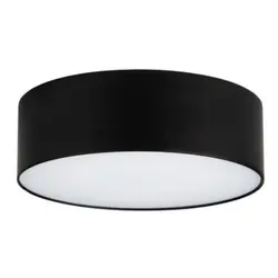 چراغ 16 وات ال ای دی گرد آلومینیومی بدنه مشکی میلادنور