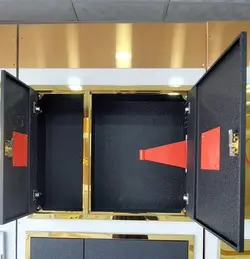 جعبه دوقلو آتش نشانی فایر باکس حاشیه طلایی آینه ای