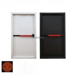 درب ضد حریق به همراه دستگیره و یراق