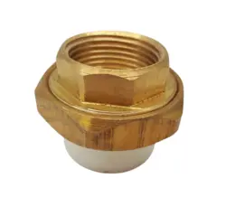 مهره ماسوره سفید یکسر جوش برنجی 1×32