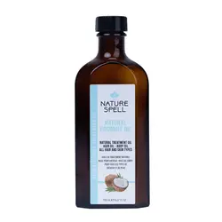 مشخصات، قیمت و خرید روغن نارگیل درمانی نیچر اسپل برای مو و بدن