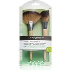 مشخصات، قیمت و خرید ست 2عددی اکو تولز eco tools مناسب هایلایتر و پن کیک کد 1654