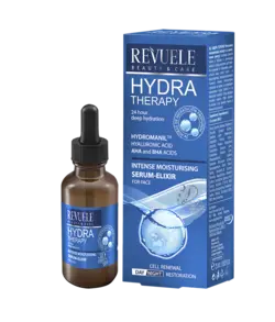 مشخصات، قیمت و خرید سرم اکسیر مرطوب کننده عمقی پوست ریول حاوی هیالورونیک هیدرا تراپی AHA BHA