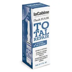 مشخصات، قیمت و خرید آمپول مو لاکابین ترمیم اساسی موهای آسیب دیده نرم و تغذیه کننده (یک ویال) La Cabine flash HAIR Total Repair کد6929