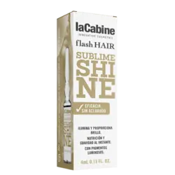 مشخصات، قیمت و خرید آمپول مو لاکابین درخشان کننده و نرم کننده انواع مو با روغن آرگان و جوجوبا (یک ویال) La Cabine flash HAIR Sublime shine کد6912