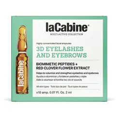 مشخصات، قیمت و خرید ویال تقویت مژه ابرو لاکابین رشد حجم و استحکام مژه ها و ابروها La Cabine 3D Eyelashes and Eyebrows کد3119