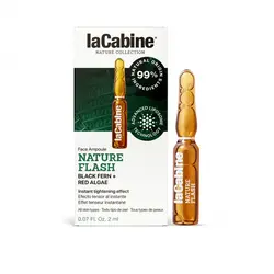 مشخصات، قیمت و خرید ویال صورت فلاش طبیعی لاکابین لیفتینگ چروک با ثر سفت کنندگی فوری ضد قرمزی La Cabine NATURE FLASH کد0018