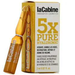 مشخصات، قیمت و خرید ویال صورت هیالورونیک اسید خالص5x لاکابین آبرسانی عمقی La Cabine 5x Pure Hyaluronic کد2990 (یک ویال)
