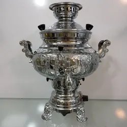 سماور گازی سیلور مدل عدسی قلم