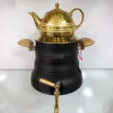 کتری قوری نزاز کد 3026 مشکی طلایی
