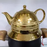کتری قوری نزاز کد 3026 مشکی طلایی
