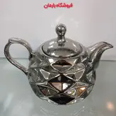 سماور گازی سیلور مدل توپی کروم اینه دار ترموکوپل دار