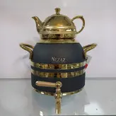 کتری قوری نزاز مدل 2604 مشکی طلایی