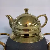 کتری قوری نزاز مدل 2604 مشکی طلایی