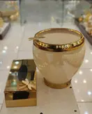 ست سطل و دستمال شیشه ای و فلزی