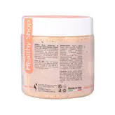 کرم اسکراب کرم صورت و بدن هلی شاپ زردآلو سفید کننده و صاف کننده صورت و بدن 500 میلی لیتر