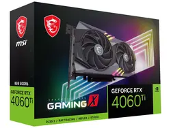 کارت گرافیک ام اس آی مدل MSI GeForce RTX 4060 Ti GAMING X 8GB