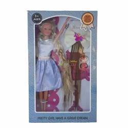 عروسک باربی گوشتی با گل سر