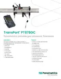 فلومتر پرتابل التراسونیک گاز مدل GE-Panametrics pt878GC