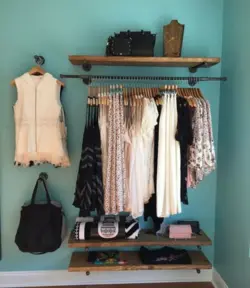 رگال دیواری لوله آبی کد ۱۷