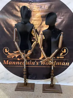 مانکن نیم تنه پینوکیویی زنانه کوتاه کله فضایی