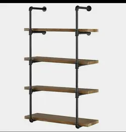 قفسه چوبی فلزی