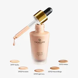 کرم پودر مایع قطره چکونی جوردانی گلد سیلک با spf12 کد 32920