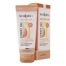 ژل شوینده غیر صابونی صورت و بدن انواع پوست  200 میلی لیتر اسکالپیا Scalpia