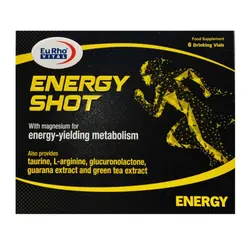 ویال خوراکی انرژی شات 6 عدد یوروویتال Eurho Vital