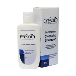 شامپو شستشوی پلک و مژه  حاوی روغن درخت چای 125 میلی لیتر  آیسول Eyesol