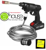 کارواش پرفشار و سم پاش شارژی 96 ولت سایبر مدل CYCW-9601