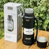 فلاسک سرد و گرم 2.2 لیتری مسافرتی استیل AMSZM مدل LU STAR PLUS