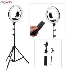 رینگ لایت مدل SIERRA SR-320A با گارانتی یکساله (همراه باریموت،هولدر،بال هد و آداپتور)