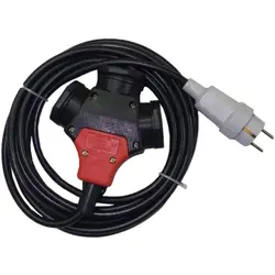 سه راهی و سیم سیار صنعتی ۵۰ متری کابل ۲ در ۲.۵