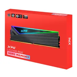 رم کامپیوتر DDR5 دو کاناله 6000 مگاهرتز CL40 ای دیتا ایکس پی جی مدل XPG CASTER RGB DRAM MODULE ظرفیت 32 گیگابایت