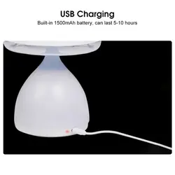 چراغ خواب طرح قارچ مدل مولتی کالر کد JIMI111Bedside lamp with mushroom design, multi-color code JIMI111