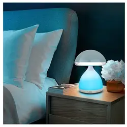 چراغ خواب طرح قارچ مدل مولتی کالر کد JIMI111Bedside lamp with mushroom design, multi-color code JIMI111