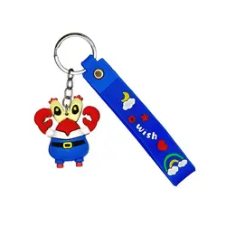 جاکلیدی سیلیکونی خرچنگ + بند آویزKeychain Pendant