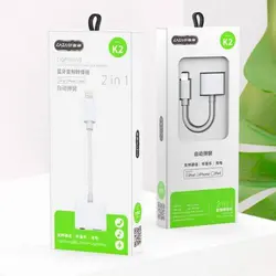 تبدیل CAZA K2 Lightning to AUX / Lightning 11cmCAZA K2 Lightning to AUX / Lightning 11cm Adapter