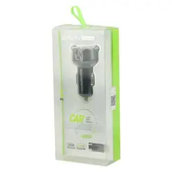 شارژر فندکی فست شارژ Bavin PC310 2.4A 12W + کابل میکرو یو اس بیBavin PC310 2.4A 12W Fast Car Charger With MicroUSB Cable