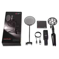 میکروفون کندانسور و پایه لرزشگیر Yanmai Micpro X1 + پاپ فیلترYanmai Micpro X1 Microphone
