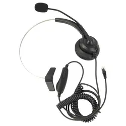 هدست تک گوش KX-TCA60 RJ11KX-TCA60 RJ11 Telephone Headset