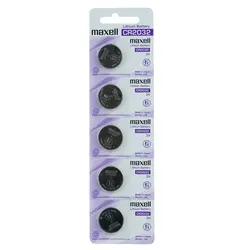 باتری سکه ای Maxell CR 2032 بسته ۵ تاییMaxell CR2032 Coin Lithium Batteries 5-Pcs Package