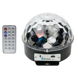 لامپ LED اسپیکر دار بلوتوثی و فلش خور MP3 LED Magic Ball Light + ریموت کنترلMP3 LED MAGIC MAGIC BALL LIGHT