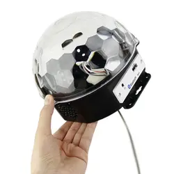 لامپ LED اسپیکر دار بلوتوثی و فلش خور MP3 LED Magic Ball Light + ریموت کنترلMP3 LED MAGIC MAGIC BALL LIGHT