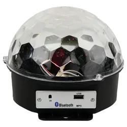 لامپ LED اسپیکر دار بلوتوثی و فلش خور MP3 LED Magic Ball Light + ریموت کنترلMP3 LED MAGIC MAGIC BALL LIGHT