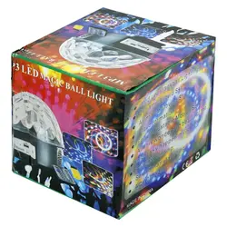 لامپ LED اسپیکر دار بلوتوثی و فلش خور MP3 LED Magic Ball Light + ریموت کنترلMP3 LED MAGIC MAGIC BALL LIGHT