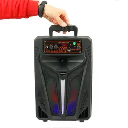 اسپیکر چمدانی بلوتوثی رم و فلش خور Galexbit GS-15 + میکروفون و ریموت کنترلGALEXBIT GS-15 WIRELESS SPEAKER